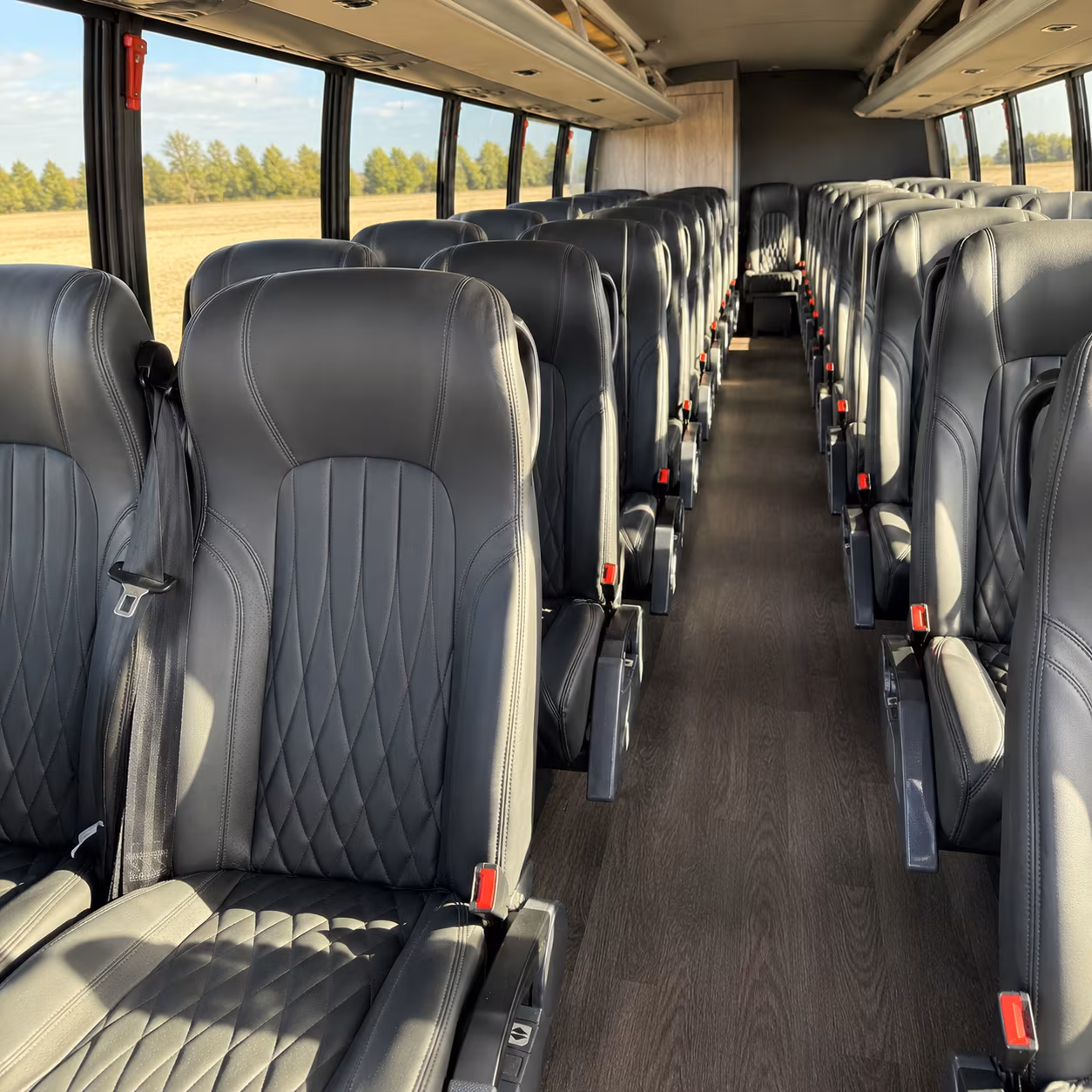 25 passenger minibus inside