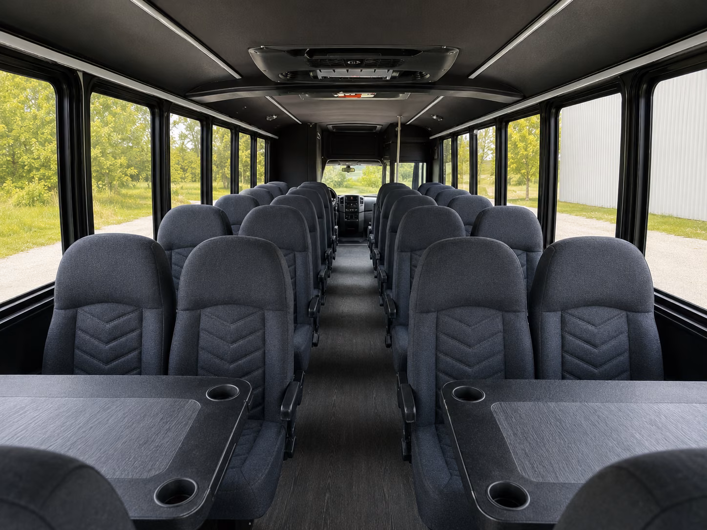phoenix 18 passenger minibus inside