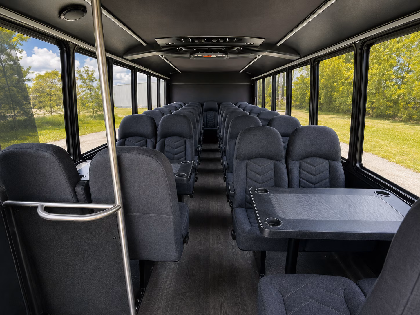 phoenix 18 passenger minibus interior