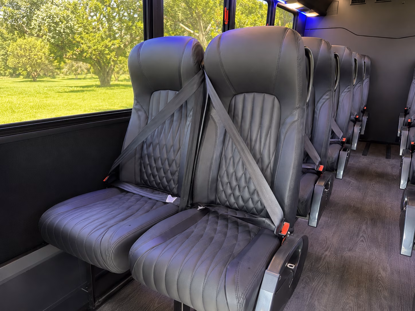 phoenix 20 passenger minibus interior