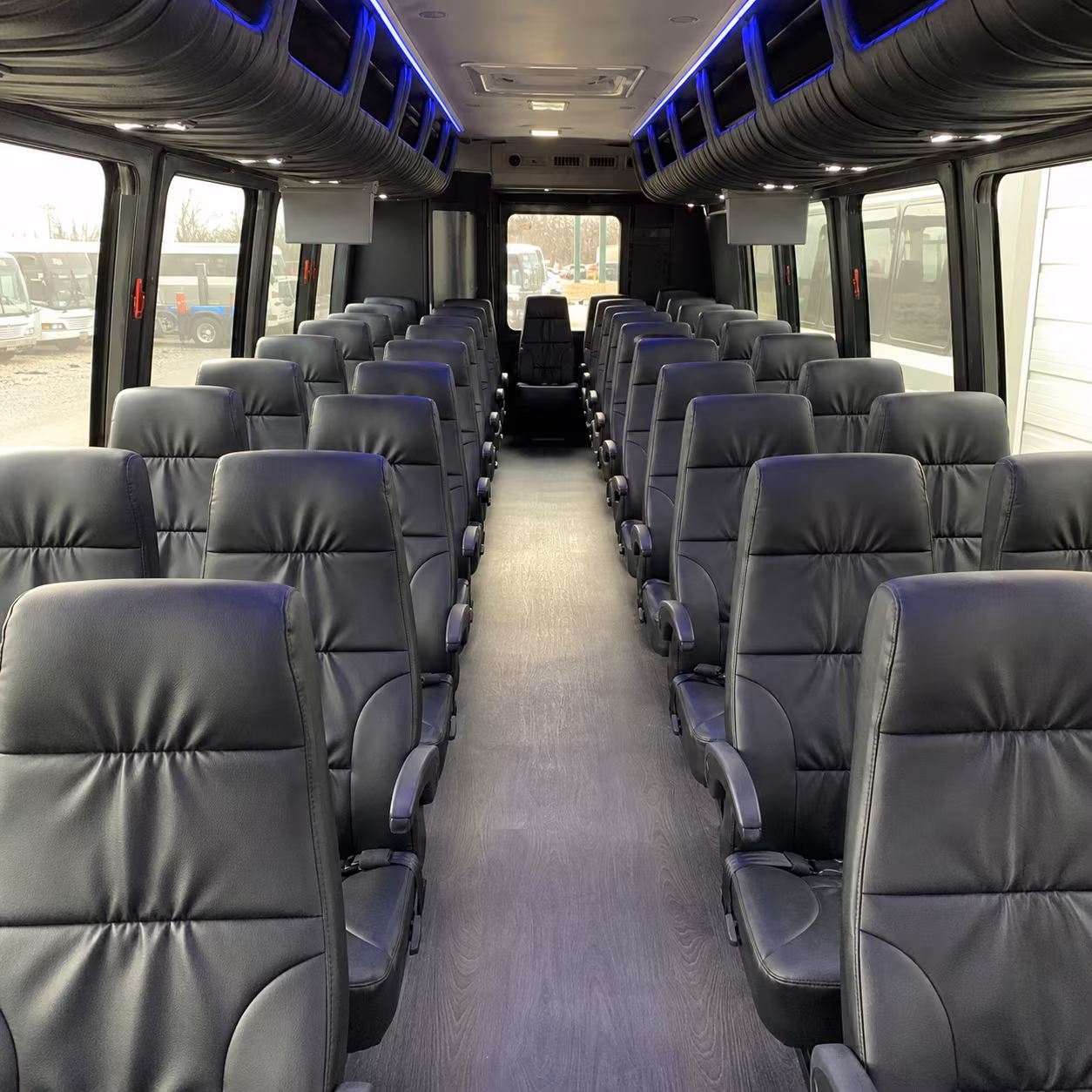 phoenix 25 passenger minibus interior