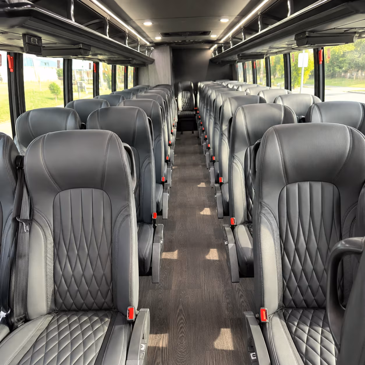 phoenix 28 passenger minibus inside