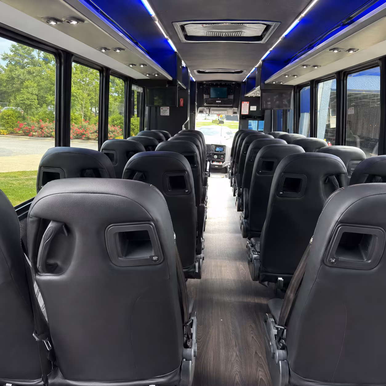 phoenix 35 passenger minibus interior