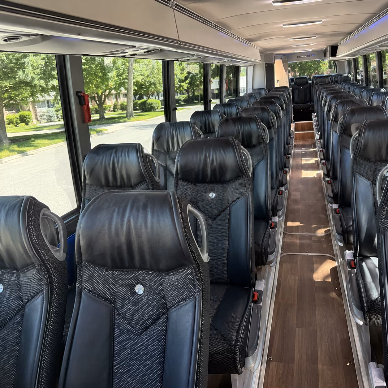 phoenix 40 passenger charter bus inside