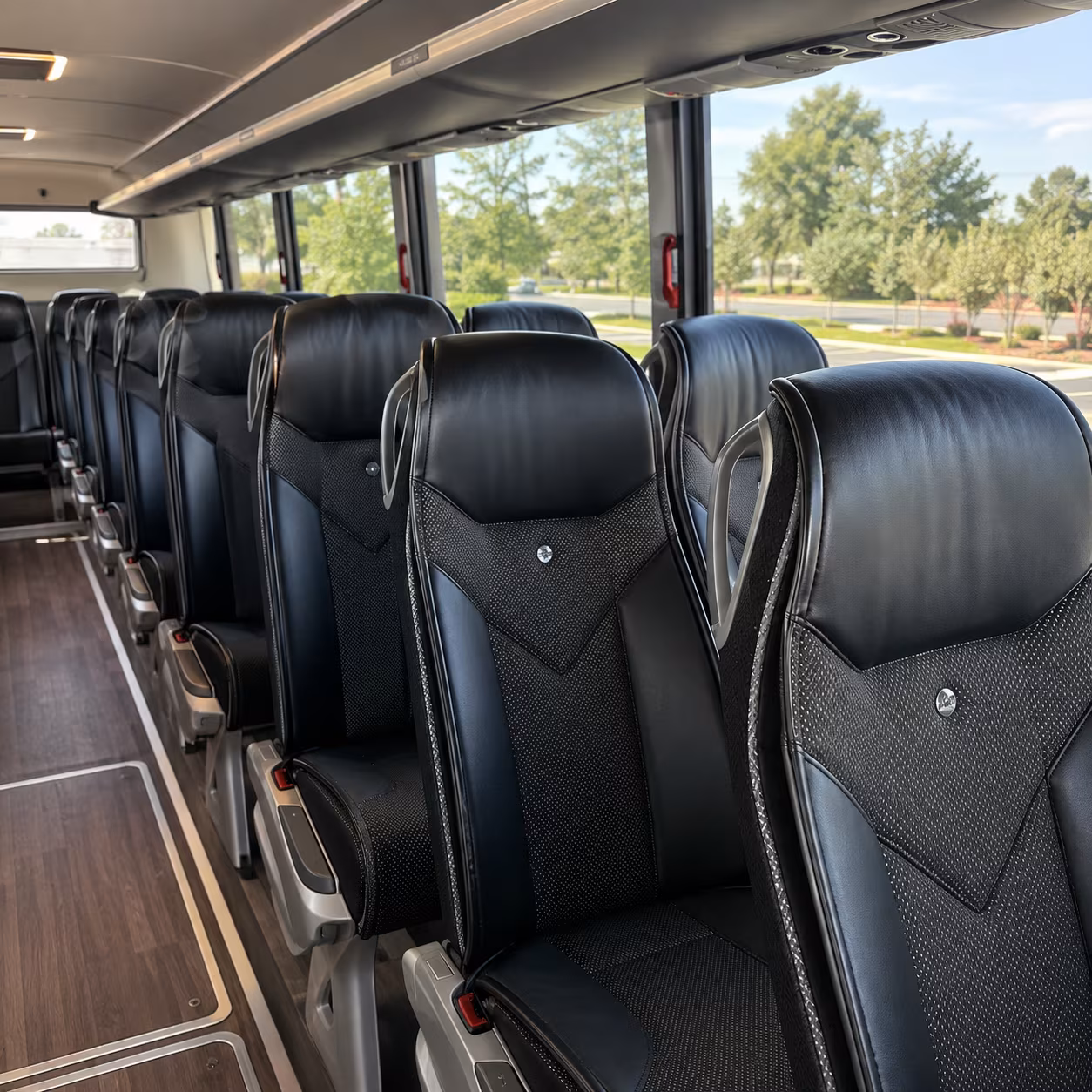 phoenix 45 passenger charter bus interior