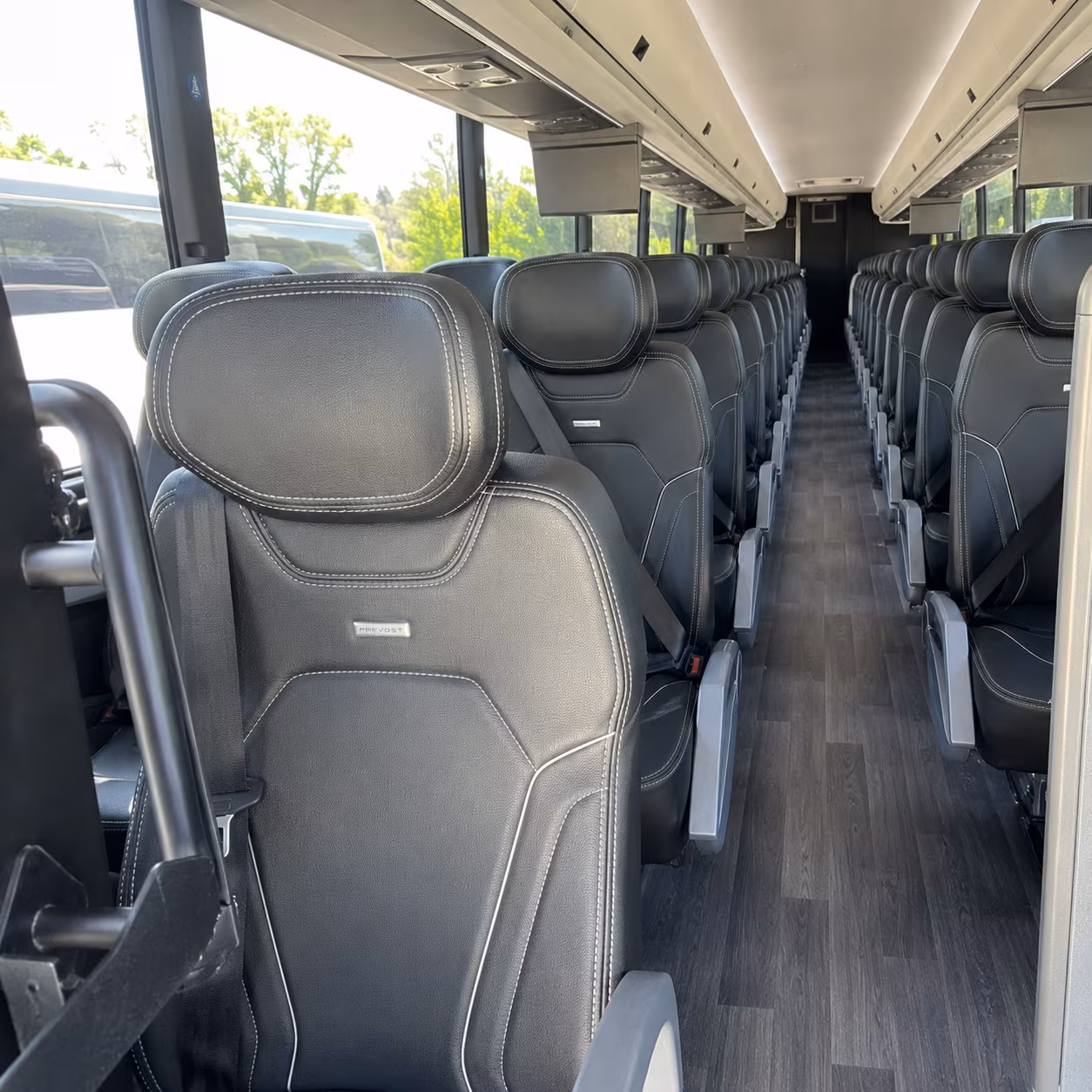 phoenix 47 passenger charter bus interior
