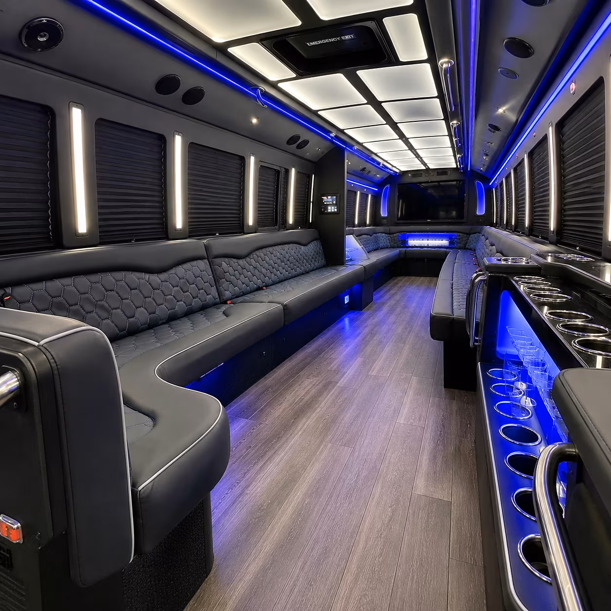 phoenix party bus inside
